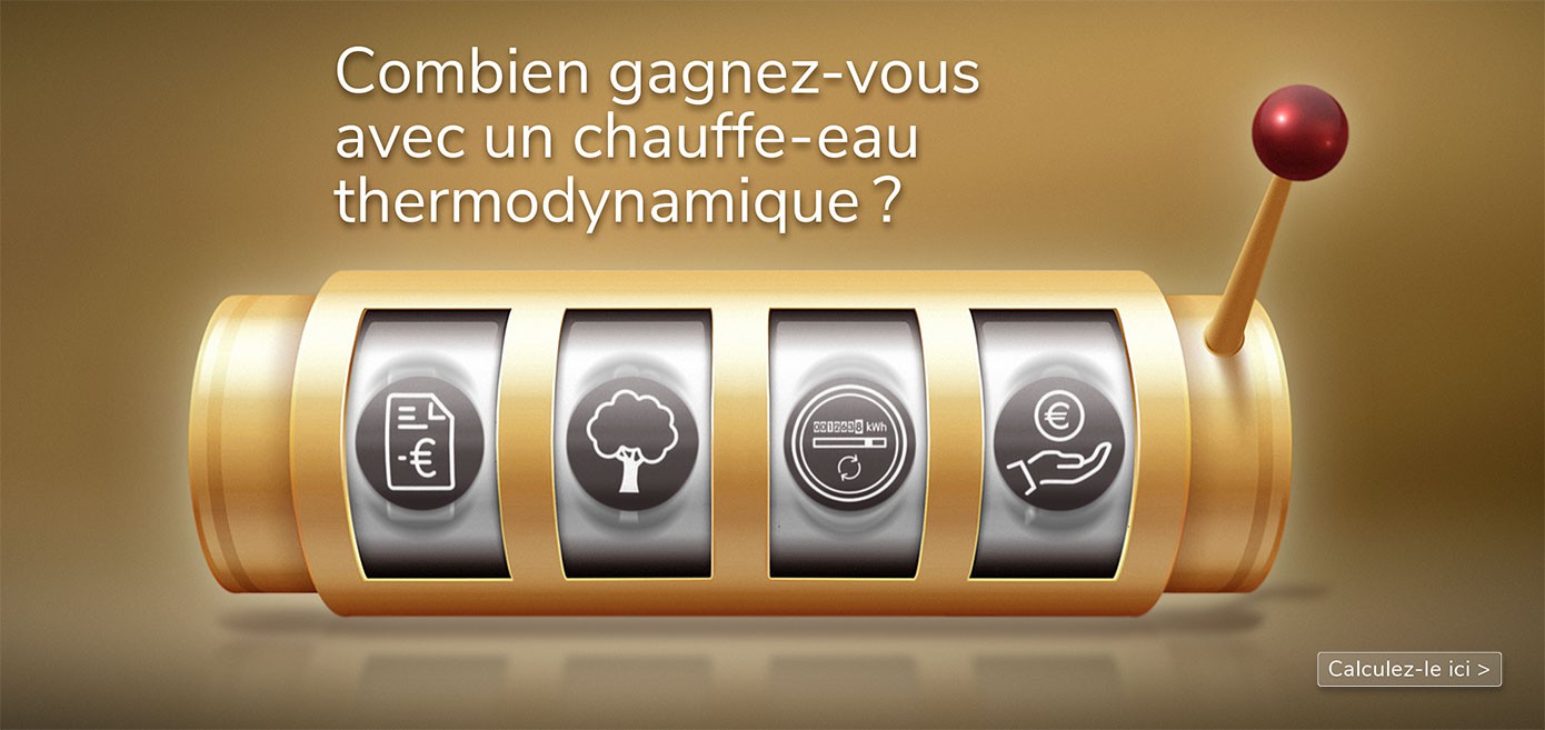 Calculez votre gain avec un boiler thermodynamique